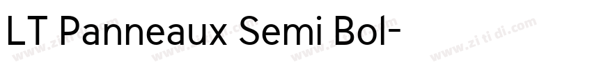 LT Panneaux Semi Bol字体转换